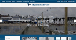 Desktop Screenshot of hyannisyachtclub.org
